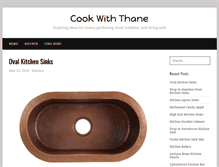 Tablet Screenshot of cookwiththane.com